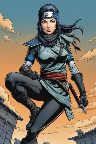 female Shinobi,kunoichi,korana,ibuki,kurenai,asami,konan,karai,kitana,neji,samarai,emiko,jiangdong,oboro,katana,mulan,chunmei,elektra,aphra,longmei,chiuchiolo,Illustration,American Style,American Styl