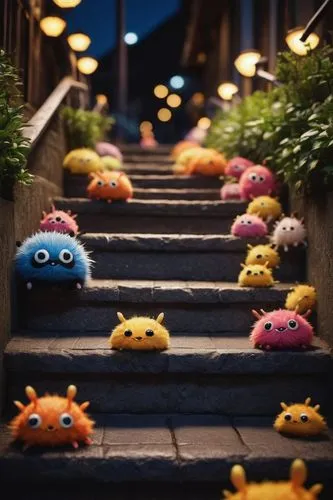 studio ghibli,pacman,pixaba,pac-man,frog gathering,emoji balloons,animal balloons,space invaders,plush toys,plush figures,invasion,hatchlings,centipede,harajuku,pokemon,owl balloons,kawaii frogs,stuffed toys,wild animals crossing,pokemon go,Photography,General,Cinematic