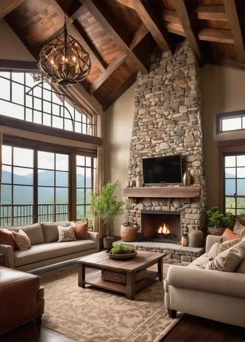 luxury home interior,fireplaces,fire place,fireplace,family room,wooden beams,hovnanian,living room,alpine style,modern living room,beautiful home,livingroom,contemporary decor,home interior,sitting room,great room,log home,bonus room,interior design,chalet,Unique,Paper Cuts,Paper Cuts 03