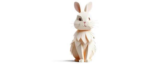 white rabbit,bunni,white bunny,rabbit,lagomorpha,3d figure,lepus,lapine,cartoon rabbit,rabbitte,european rabbit,3d model,babbit,hare,bunny,3d render,deformations,cartoon bunny,misbun,reisen,Unique,Paper Cuts,Paper Cuts 03