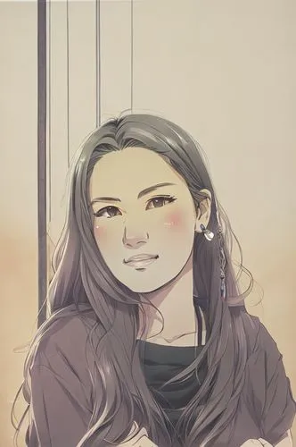 MANGÁ,a girl's smile,winner joy,girl with speech bubble,city ​​portrait,streaming,digital painting,study,doodle,girl portrait,sujeonggwa,edit icon,digital drawing,girl drawing,long-haired hihuahua,por