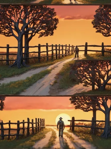 before sunrise,loving couple sunrise,silhouette art,digital compositing,landscape background,cowboy silhouettes,backgrounds,filmstrip,cartoon video game background,film strip,romantic scene,see you again,love background,loss,photo painting,dusk background,background vector,background images,crossroads,landscapes,Unique,3D,Garage Kits