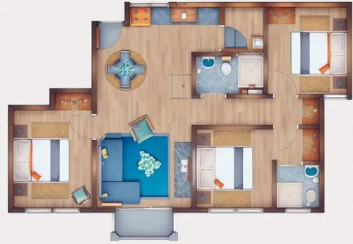 the floor plan for a 2 bed room apartment in an urban neighborhood,habitaciones,apartment,shared apartment,floorplan home,an apartment,dorm,Anime,Anime,General