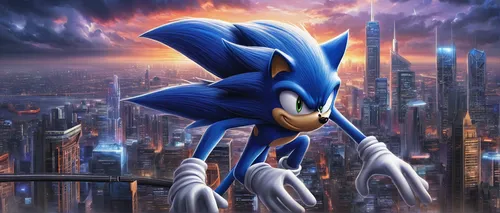 sonic the hedgehog,sega,echidna,hedgehog,electro,would a background,skycraper,png image,2022,cg artwork,a3 poster,zoom background,april fools day background,zero,superhero background,full hd wallpaper,stadium falcon,2021,run,new world porcupine,Conceptual Art,Fantasy,Fantasy 30