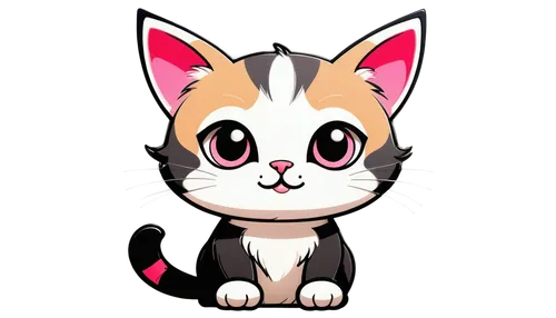 calico cat,cat vector,cartoon cat,japanese bobtail,cat kawaii,capricorn kitz,cute cartoon character,calico,my clipart,cute cat,breed cat,clipart sticker,little cat,domestic short-haired cat,cat cartoon,cat-ketch,drawing cat,chibi,blossom kitten,cute cartoon image,Conceptual Art,Graffiti Art,Graffiti Art 09