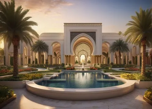 qasr al watan,king abdullah i mosque,abu dhabi mosque,al nahyan grand mosque,sultan qaboos grand mosque,abu dhabi,quasr al-kharana,dhabi,marrakesh,zayed mosque,qasr al kharrana,mamounia,islamic architectural,sheihk zayed mosque,kashan,hurriyah,sheikh zayed grand mosque,marrakech,sharjah,grand mosque,Illustration,Retro,Retro 03