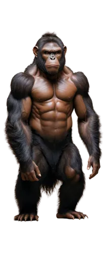 ape,gorilla,chimp,bodybuilding,body building,kong,bodybuilder,silverback,chimpanzee,primate,body-building,strongman,muscle man,bodybuilding supplement,war monkey,aa,mammal,orang utan,aaa,muscular,Illustration,Paper based,Paper Based 22