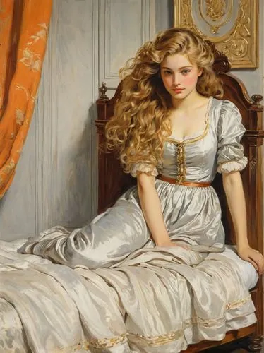 emile vernon,perugini,tissot,girl in cloth,portrait of a girl,auguste,Art,Classical Oil Painting,Classical Oil Painting 42