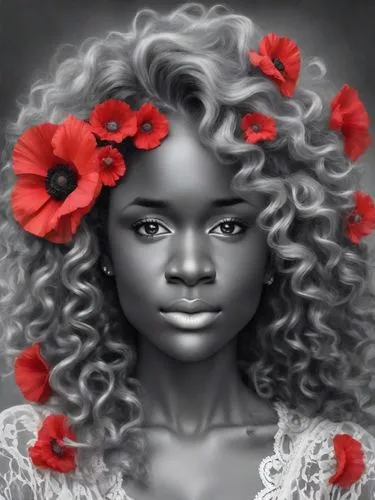 african woman,african american woman,digital painting,afro american girls,afro-american,fantasy portrait,rose png,world digital painting,black woman,afro american,beautiful african american women,nigeria woman,afroamerican,rose flower illustration,flower girl,red rose,afro,moana,red roses,mystical portrait of a girl