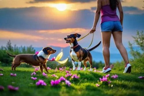 23 yaşında bir kadın, bir dachshund'a elma çekirdeği verirken, açık havada,walking dogs,dog walker,dog walking,dog hiking,entlebucher mountain dog,pet vitamins & supplements,dog photography,dog-photog