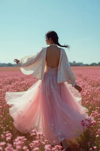 blooming field,pink grass,field of flowers,cosmos field,flower field,fringed pink