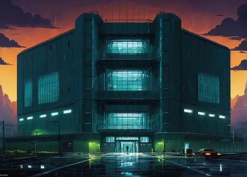 cybertown,cybercity,cyberport,vab,industrial building,animeigo,Conceptual Art,Fantasy,Fantasy 09