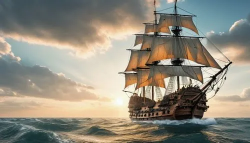 sea sailing ship,galleon ship,sail ship,east indiaman,sailing ship,galleon,full-rigged ship,pirate ship,caravel,mayflower,tallship,sailing ships,sloop-of-war,sea fantasy,barquentine,three masted sailing ship,sailing vessel,longship,trireme,tall ship,Photography,General,Realistic