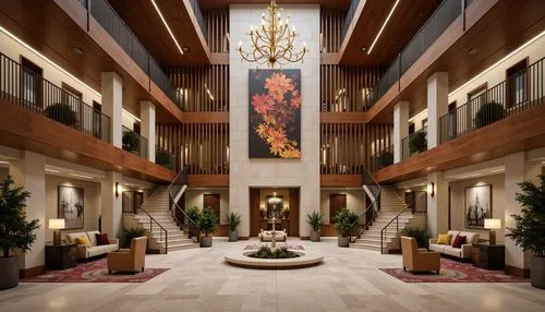 lobby,hotel lobby,hotel hall,atriums,entrance hall,atrium,nemacolin,foyer,luxury home interior,renderings,luxury hotel,streamwood,interior decor,3d rendering,beverly hills hotel,contemporary decor,hallway,narthex,gaylord palms hotel,gleneagles hotel