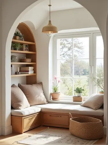 bay window,daybed,sunroom,vaulted ceiling,wooden windows,alcove,Photography,Fashion Photography,Fashion Photography 08