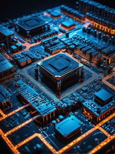 microdistrict,circuit board,micropolis,semiconductors,cybercity,cyberport,cybertown,cyberview,3d render,microelectronics,vlsi,square bokeh,microcomputer,cinema 4d,micro,voxel,microcomputers,pcb,tilt shift,circuitry,Conceptual Art,Sci-Fi,Sci-Fi 08