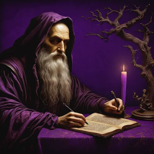 Write a creepy tale set in a purple background.,the third sunday of advent,the second sunday of advent,archimandrite,hieromonk,the first sunday of advent,the abbot of olib,magus,divination,persian poe