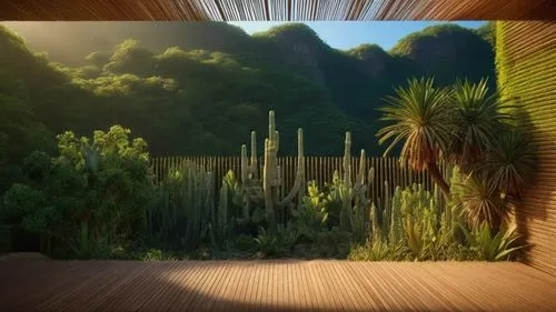 virtual landscape,3d background,backgrounds texture,cactus digital background,background texture,digital compositing,botanical frame,bamboo curtain,landscape background,exotic plants,wood background,palm pasture,agave,wooden fence,background vector,bamboo plants,yucca palm,desert plants,cycad,backgrounds,Photography,General,Natural