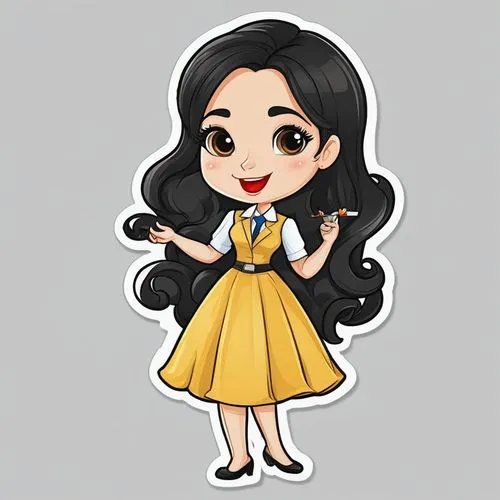 shuhua,cute cartoon character,chibi girl,qiong,wenxian,hanqiong,my clipart,lakorn,pilipina,charat,dorthy,usherette,nonu,wenqing,yandong,xuhui,huaiwen,flat blogger icon,ao dai,wenhui,Unique,Design,Sticker