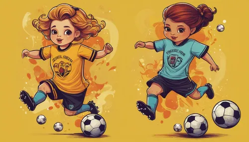 children's soccer,kids illustration,soccer player,little boy and girl,footballer,soccer kick,soccer,footballers,women's football,soccer team,chibi kids,soccer players,playing sports,playing football,soccer ball,boy and girl,lion children,chibi children,world cup,game illustration,Illustration,Abstract Fantasy,Abstract Fantasy 11