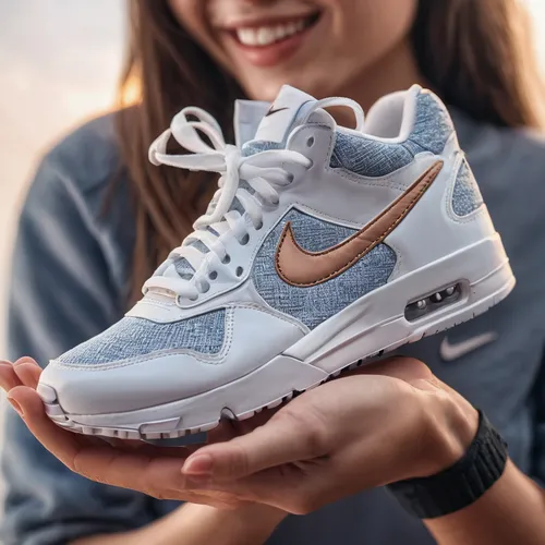 a boyfriend gifting his girlfriend a nike shoe ,wheat,nike,air,women's shoes,air force,women's shoe,air cushion,athletic shoe,outdoor shoe,women shoes,macaruns,cinderella shoe,product photos,sneakers,