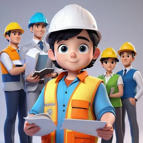 construction company,construction industry,tradespeople,builder,construction workers,apprentices,Unique,3D,3D Character