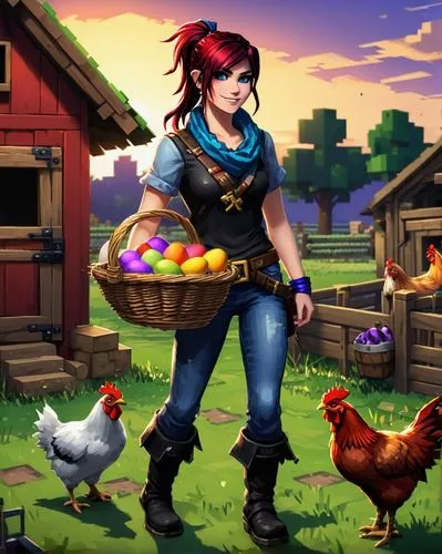 easter banner,farm background,farm set,easter background,thanksgiving background,chicken farm,Unique,Pixel,Pixel 05