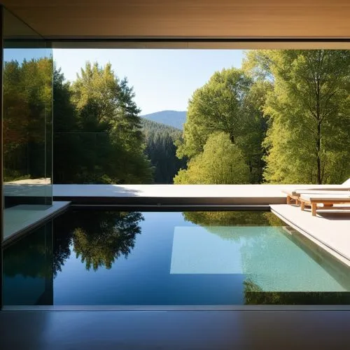 corten steel,amanresorts,infinity swimming pool,pool house,summer house,outdoor pool,snohetta,bohlin,wood window,glass wall,fallingwater,mirror house,neutra,minotti,glass window,gaggenau,dug-out pool,archidaily,home landscape,lefay,Photography,General,Realistic