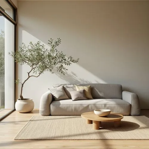 contemporary decor,modern minimalist lounge,minotti,Wabi sabi style,nonom style