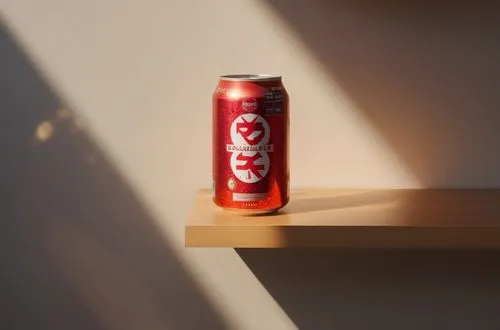 an orange soda on a wooden shelf in the sunlight,cola can,cola,coca,product photography,helios 44m,helios 44m7,product photos,kola,cocola,coca cola,cola bylinka,kitkat,coca cola logo,moutai,fanta,coke