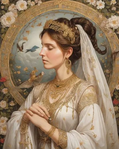 perugini,the angel with the veronica veil,principessa,portrait of a girl,portrait of a woman,leighton