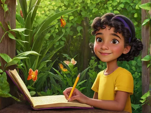 girl studying,little girl reading,child with a book,agnes,tiana,children's background,writing-book,cute cartoon image,flower painting,child's diary,girl drawing,children studying,cute cartoon character,girl praying,author,child writing on board,kids illustration,study,girl picking flowers,illustrator,Art,Classical Oil Painting,Classical Oil Painting 23