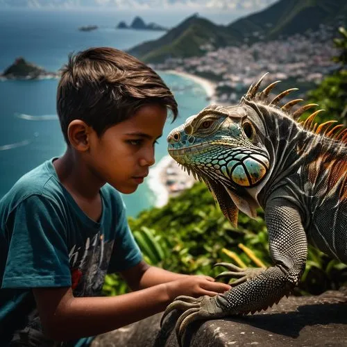 rio de janeiro,rio de janeiro 2016,tropical animals,rio,exotic animals,copacabana,acapulco,photographing children,human and animal,animal world,feeding animals,child playing,photo manipulation,guanabá real,wild animals,photoshop manipulation,cavaquinho,photo contest,samba,rio 2016,Photography,General,Fantasy