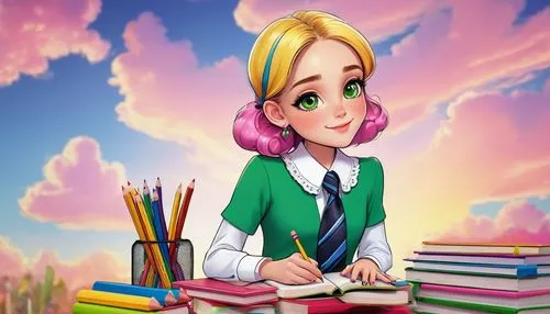 girl studying,bookkeeper,correspondence courses,rainbow pencil background,school administration software,tutor,publish e-book online,school management system,children's background,school items,illustrator,cute cartoon image,writing-book,learn to write,author,kids illustration,school enrollment,student,bookkeeping,animated cartoon,Photography,Fashion Photography,Fashion Photography 12