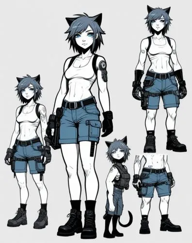 tomboys,fubuki,cat mom,scourge,tomboy,nya