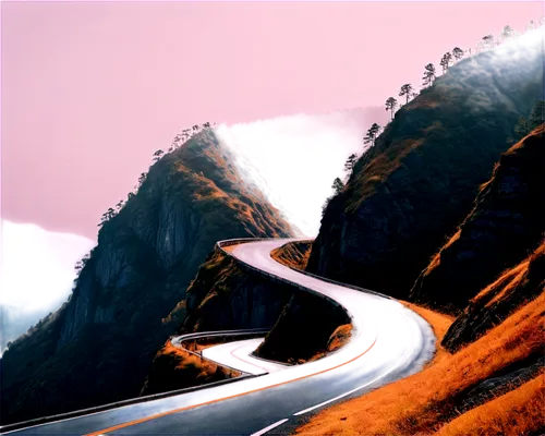 winding roads,mountain highway,winding road,mountain road,steep mountain pass,alpine route,alpine drive,mountain pass,the transfagarasan,roads,hairpins,transfagarasan,long road,road,the road,open road,road to nowhere,pikes peak highway,mountain slope,road of the impossible,Conceptual Art,Daily,Daily 25