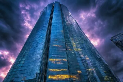 shard of glass,the skyscraper,barad,escala,skycraper,skyscraper,skyscapers,azrieli,pc tower,skyscraping,vdara,the energy tower,morphosis,monolithic,sauron,stormy,supertall,stormy blue,imposing,gotham,Illustration,Realistic Fantasy,Realistic Fantasy 02