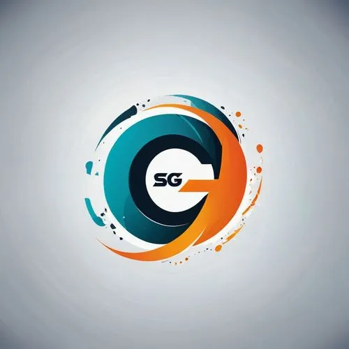 Signe de 007 avec les initiales SG à l'intérieur. ,an abstract colorful logo with the letter g,sgc,sgcc,esg,sga,sgs,rscg,Unique,Design,Logo Design