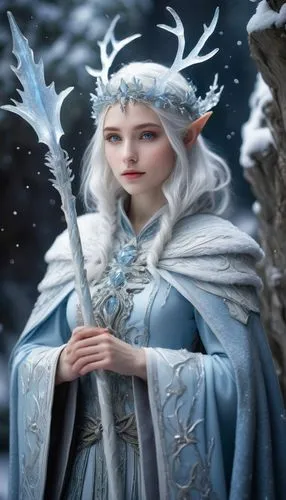 the snow queen,white rose snow queen,suit of the snow maiden,ice queen,winterblueher,eternal snow,father frost,ice princess,elsa,fantasy picture,white walker,blue enchantress,glory of the snow,frozen,blue snowflake,snow white,fairy tale character,fantasy art,winter rose,elven,Art,Classical Oil Painting,Classical Oil Painting 28