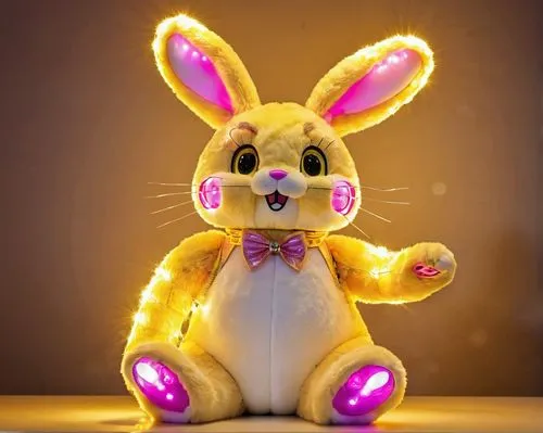 bunni,easter bunny,rainbow rabbit,rabbot,easter theme,easter décor,easter decoration,bunny,easter rabbits,bunnie,rabbitte,cartoon bunny,dobunni,3d teddy,plush figure,lapin,ostern,glowacki,happy easter hunt,rabbet,Illustration,Retro,Retro 13