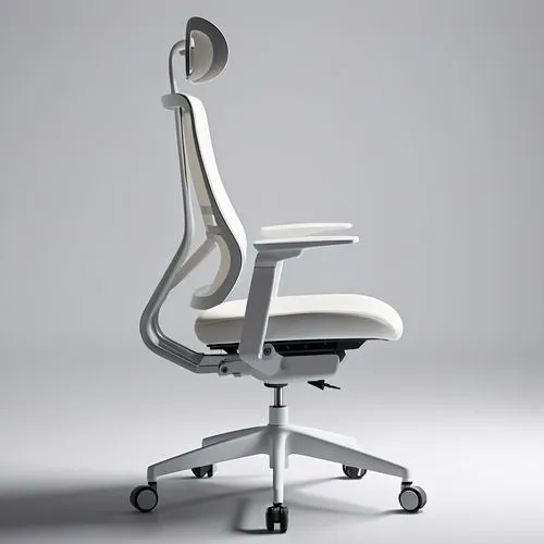 This product is a chair. Please make a picture of a person sitting here.,a white desk chair is standing upright on a white surface,chair png,new concept arms chair,office chair,maletti,steelcase,chair