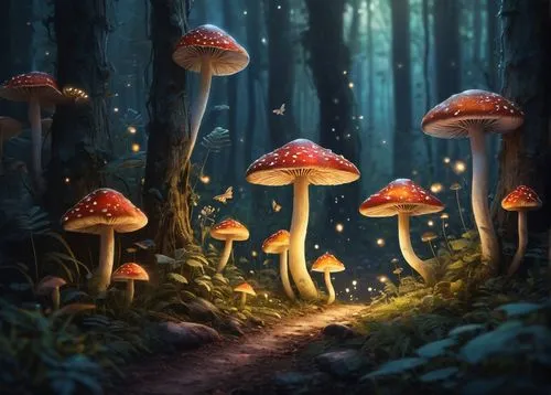 mushroom landscape,fairy forest,forest mushrooms,fairytale forest,forest floor,toadstools,forest mushroom,cartoon forest,mushrooms,mushroom island,enchanted forest,fairy world,forest of dreams,fairy village,elven forest,forest background,amanita,fungi,in the forest,happy children playing in the forest,Conceptual Art,Graffiti Art,Graffiti Art 04