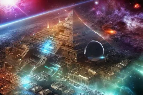 metropolis,fractal environment,sky space concept,capital escape,background image,space port,sci fiction illustration,triangles background,spacescraft,space art,digital compositing,federation,cg artwork,atlantis,metaverse,fantasy city,full hd wallpaper,ancient city,composite,cube background,Conceptual Art,Sci-Fi,Sci-Fi 30