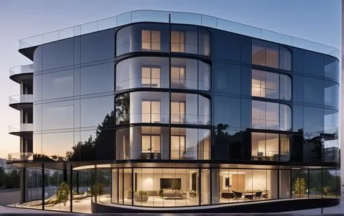 glass facade,penthouses,cubic house,modern architecture,inmobiliaria,glass facades,Photography,General,Realistic