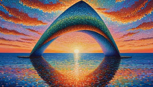 rainbow bridge,psychedelic art,aura,uluru,dimensional,sun,fractals art,arc,lava lamp,3-fold sun,optical illusion,sacred art,prism,morning illusion,trip computer,the pillar of light,kaleidoscope art,illusion,portal,surya namaste,Conceptual Art,Daily,Daily 31