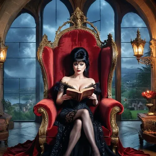 elvira,dita von teese,dita,book wallpaper,gothic portrait,fantasy portrait,Photography,General,Commercial