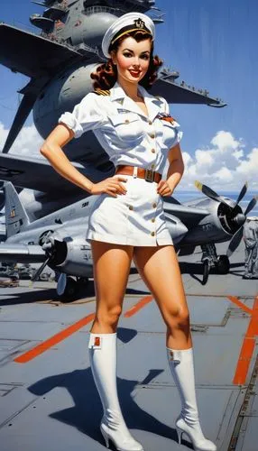 servicewoman,superfortress,us navy,uss alabama,united states navy,tailhook,radebaugh,retro pin up girls,delta sailor,aircraft carrier,bombshells,hellcats,servicewomen,usn,uss kitty hawk,retro pin up girl,uss carl vinson,sailor,stewardesses,stewardess,Conceptual Art,Fantasy,Fantasy 08