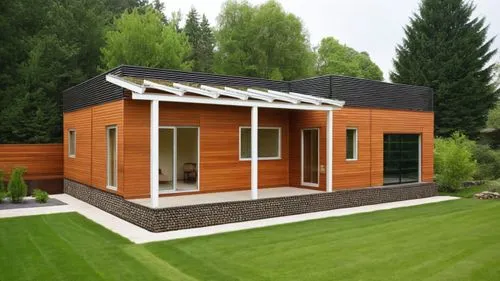 prefabricated buildings,prefabricated,3d rendering,passivhaus,inverted cottage,sketchup,cubic house,homebuilding,greenhut,grass roof,smart house,small cabin,timber house,folding roof,heat pumps,wooden house,unimodular,frame house,house shape,annexe