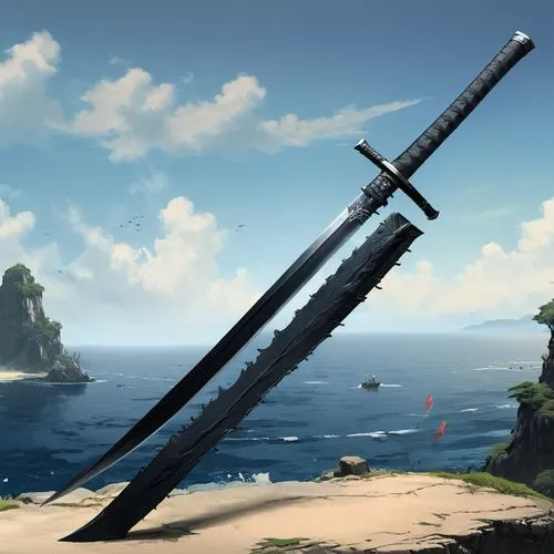 wakizashi,halberd,sikatana,naginata,longsword,ashigaru,swordfishing,broadsword,katana,izanagi,swordfish,katanas,soulsword,kunai,kusarigama,longbow,constellation swordfish,swords,wind edge,bakumatsu,Conceptual Art,Fantasy,Fantasy 02