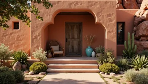 entryways,entryway,riad,doorways,front door,courtyards,xeriscaping,house entrance,doorsteps,exterior decoration,doorway,hacienda,courtyard,traditional house,cafayate,marrakesh,patios,casitas,3d rendering,doorstep